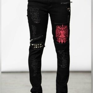 Black Killstar Forsaken Jean
